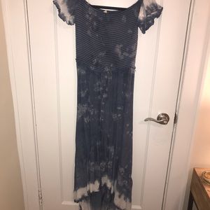 High Low Off the Shoulder Dress